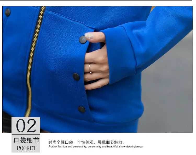 Women Fleece Hooded Sweatshirt Red Winter Jacket — feature 24