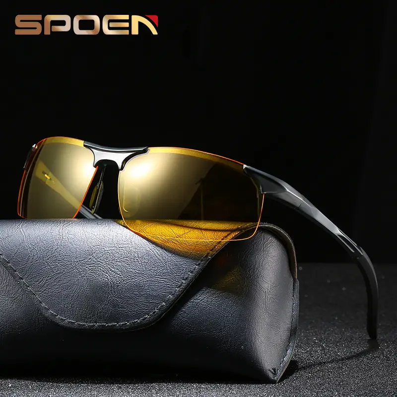 Men Polarized Aluminum Sunglasses Day Night European American - Image 10
