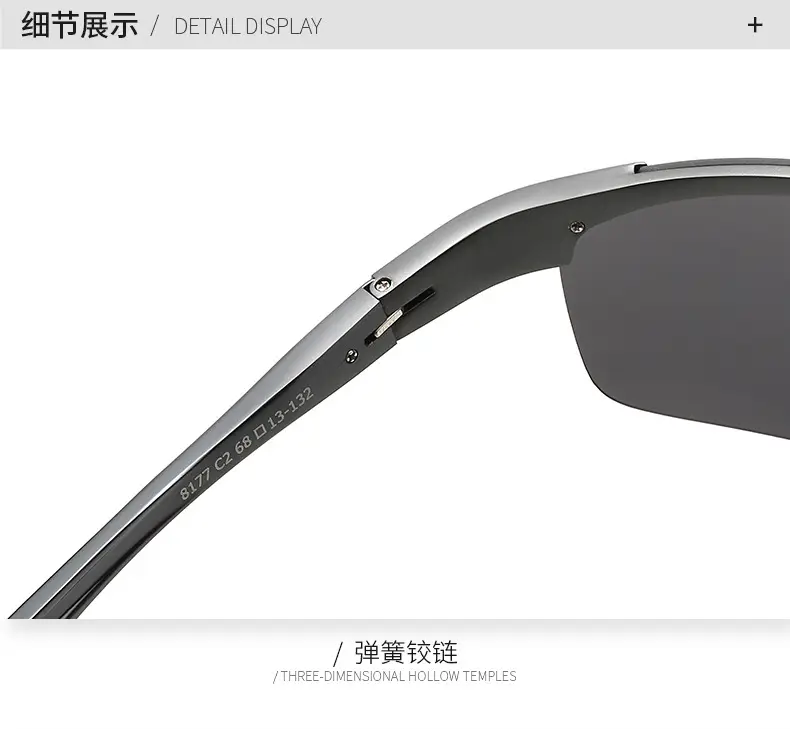 Men Polarized Aluminum Sunglasses Day Night European American — feature 16
