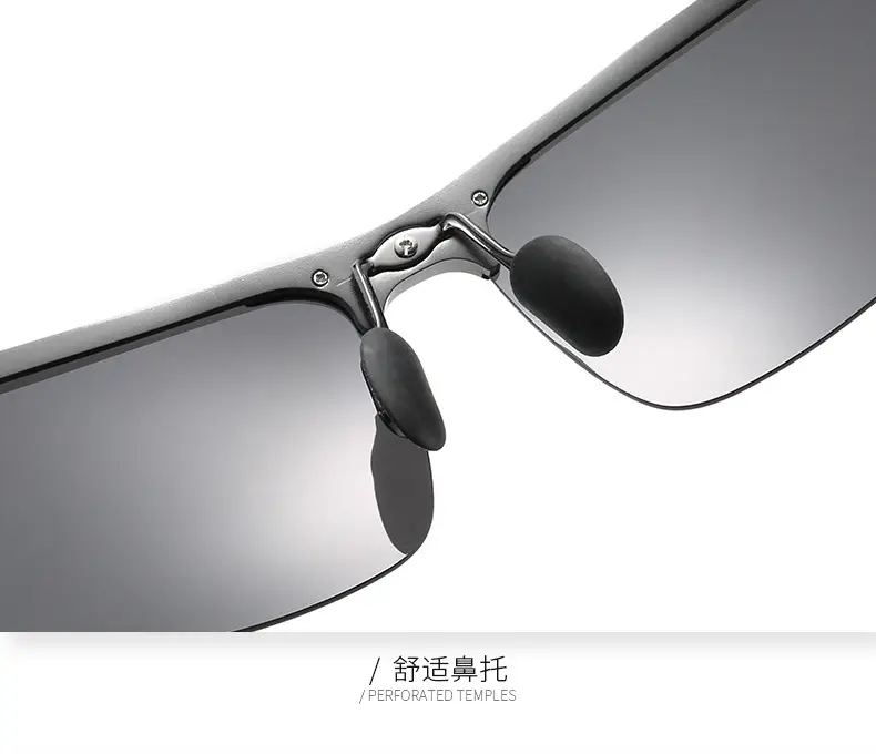 Men Polarized Aluminum Sunglasses Day Night European American — feature 17