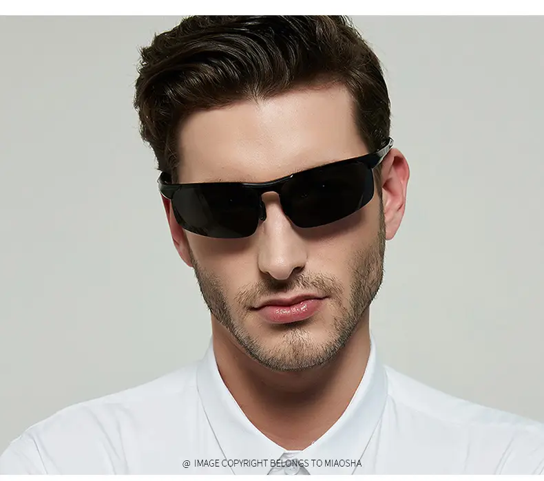 Men Polarized Aluminum Sunglasses Day Night European American — feature 19