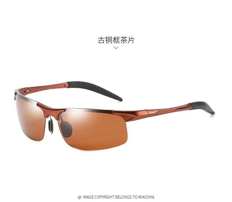 Men Polarized Aluminum Sunglasses Day Night European American — feature 29