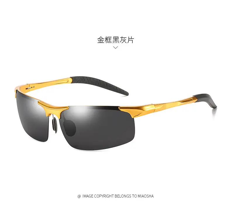 Men Polarized Aluminum Sunglasses Day Night European American — feature 34