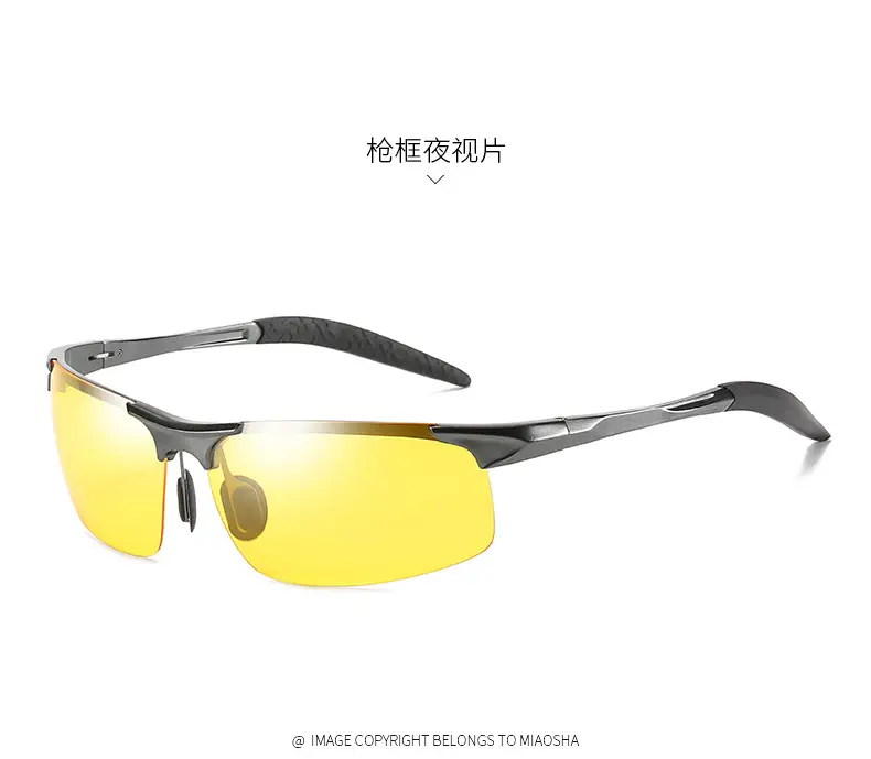 Men Polarized Aluminum Sunglasses Day Night European American — feature 38