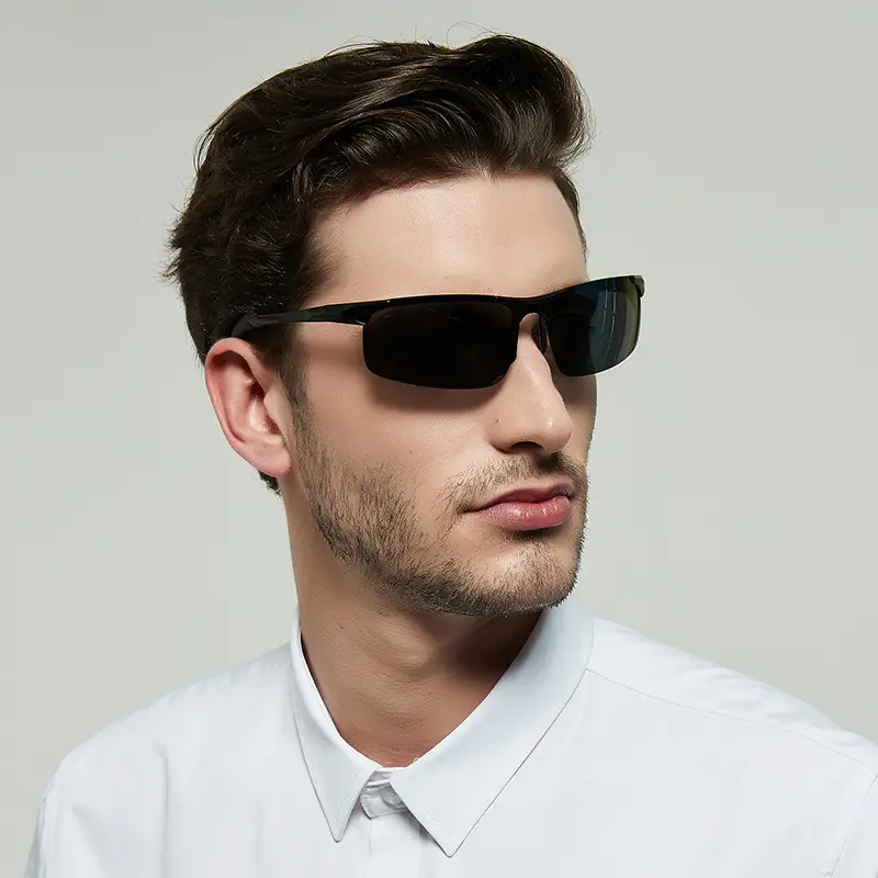 Men Polarized Aluminum Sunglasses Day Night European American — feature 6