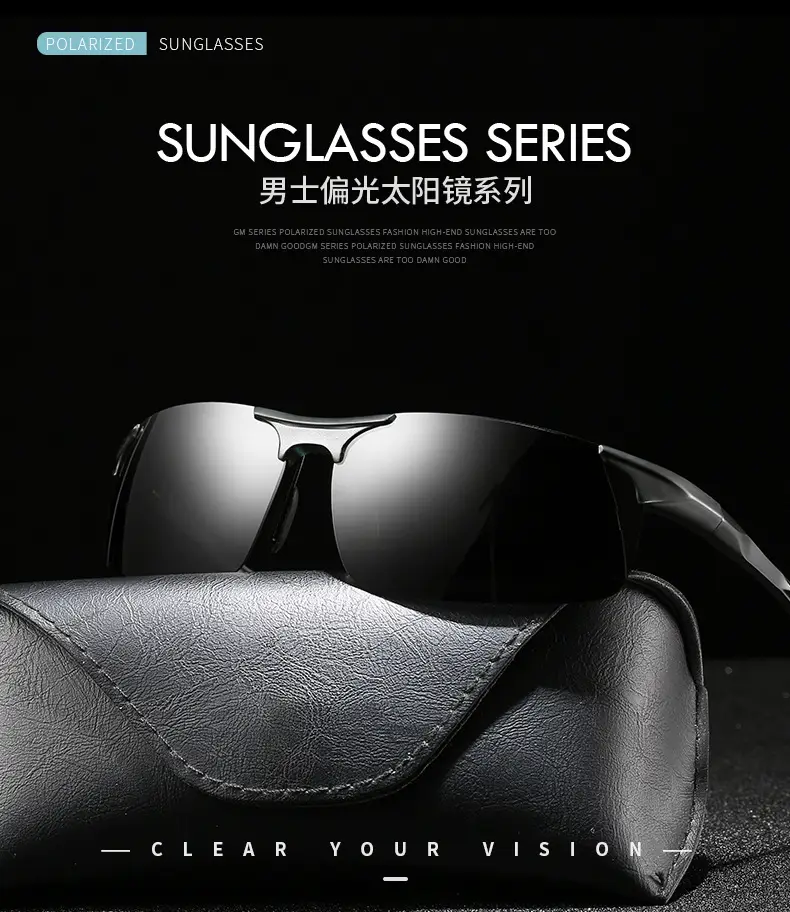 Men Polarized Aluminum Sunglasses Day Night European American — feature 7
