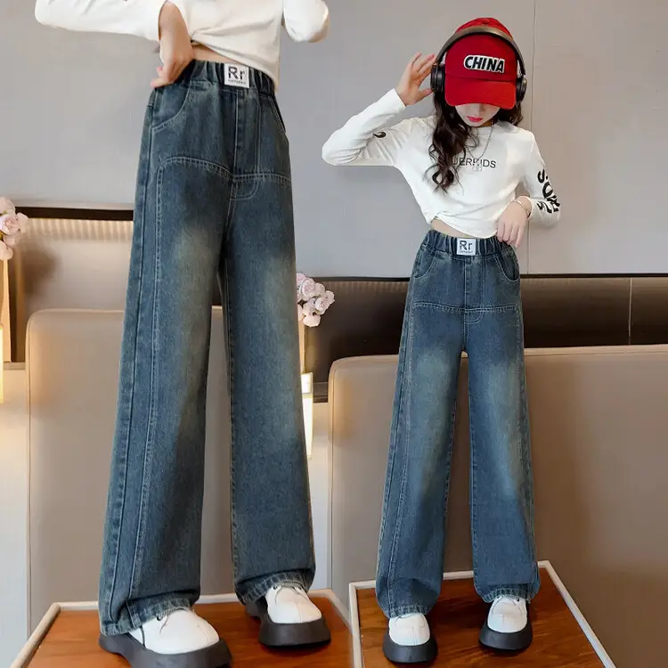 Girls Jeans Medium Large Korean Style 2025 - Image 29