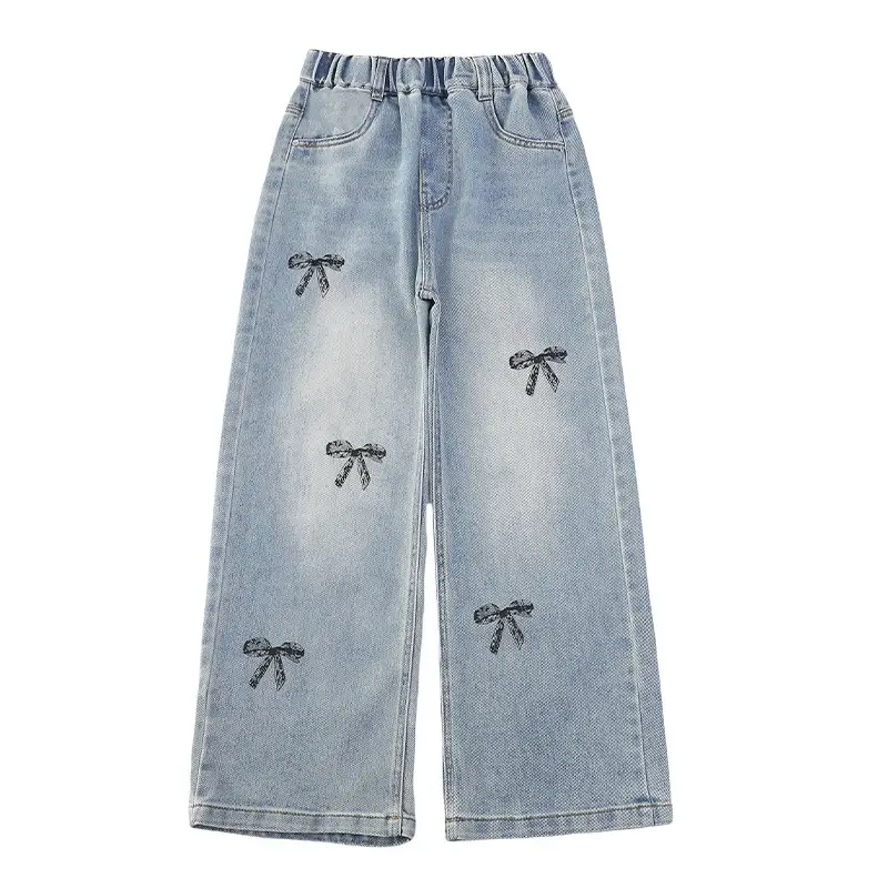 Girls Jeans Medium Large Korean Style 2025 - Image 32