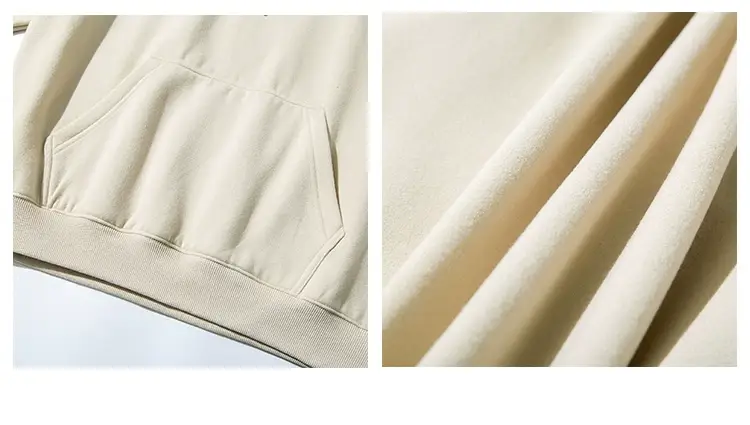 Men's Yellow Hooded Sweatshirt Spring Autumn 2021 — feature 12