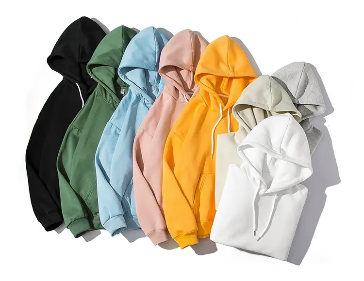 Men's Yellow Hooded Sweatshirt Spring Autumn 2021 — feature 14