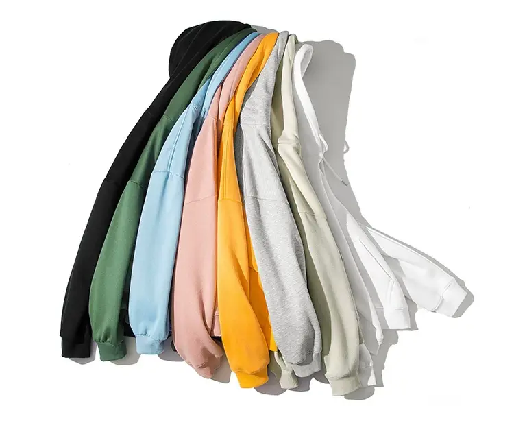 Men's Yellow Hooded Sweatshirt Spring Autumn 2021 — feature 15