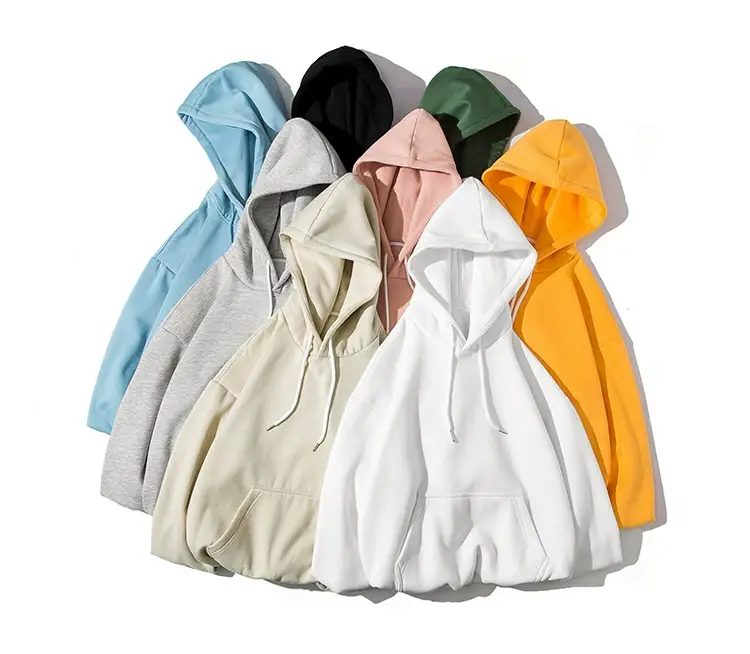 Men's Yellow Hooded Sweatshirt Spring Autumn 2021 — feature 2