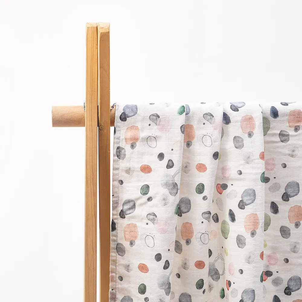 Newborn Hugging Quilted Towel Bamboo Cotton Orange - Image 15
