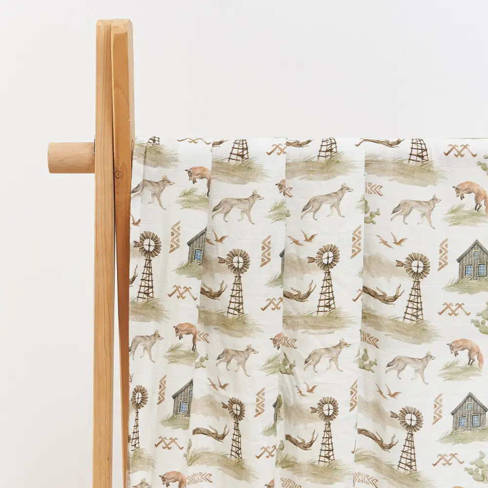 Newborn Hugging Quilted Towel Bamboo Cotton Orange - Image 20