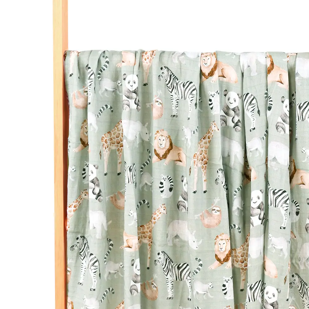 Newborn Hugging Quilted Towel Bamboo Cotton Orange - Image 23