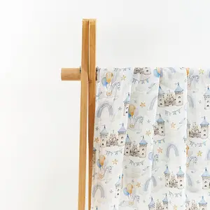Newborn Hugging Quilted Towel Bamboo Cotton Orange - Image 29