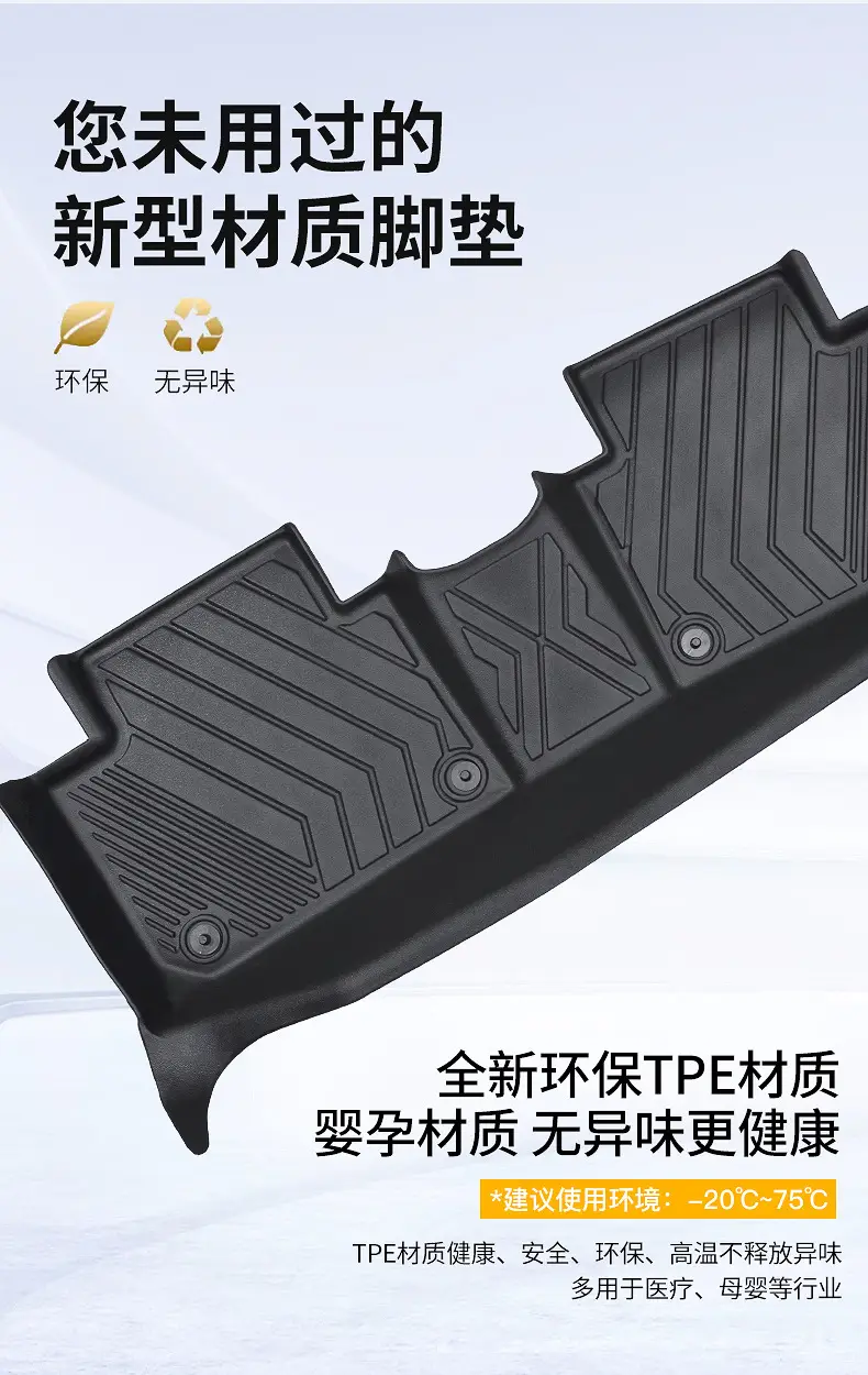 Suitable for Gac Aion Series Special 18-25 Five/Seven-Seat One-Piece Fully Enclosed Tpe Car Floor Mats — feature 3