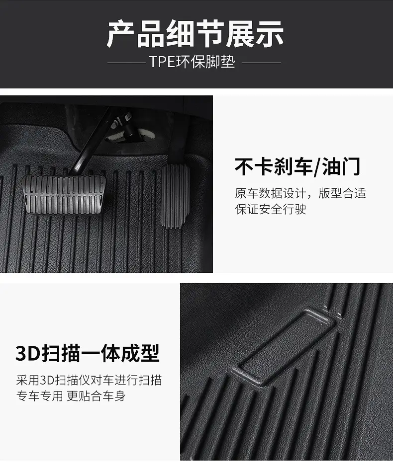 Suitable for Gac Aion Series Special 18-25 Five/Seven-Seat One-Piece Fully Enclosed Tpe Car Floor Mats — feature 8
