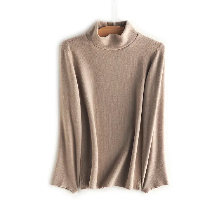 Derong Kids Long Sleeve Turtleneck Shirt Olive Green