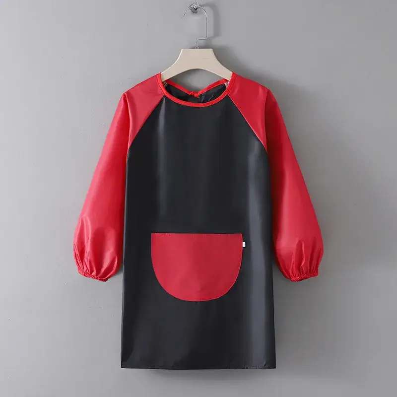 Children's Waterproof Apron Yellow Brown Fall Winter School - Image 10