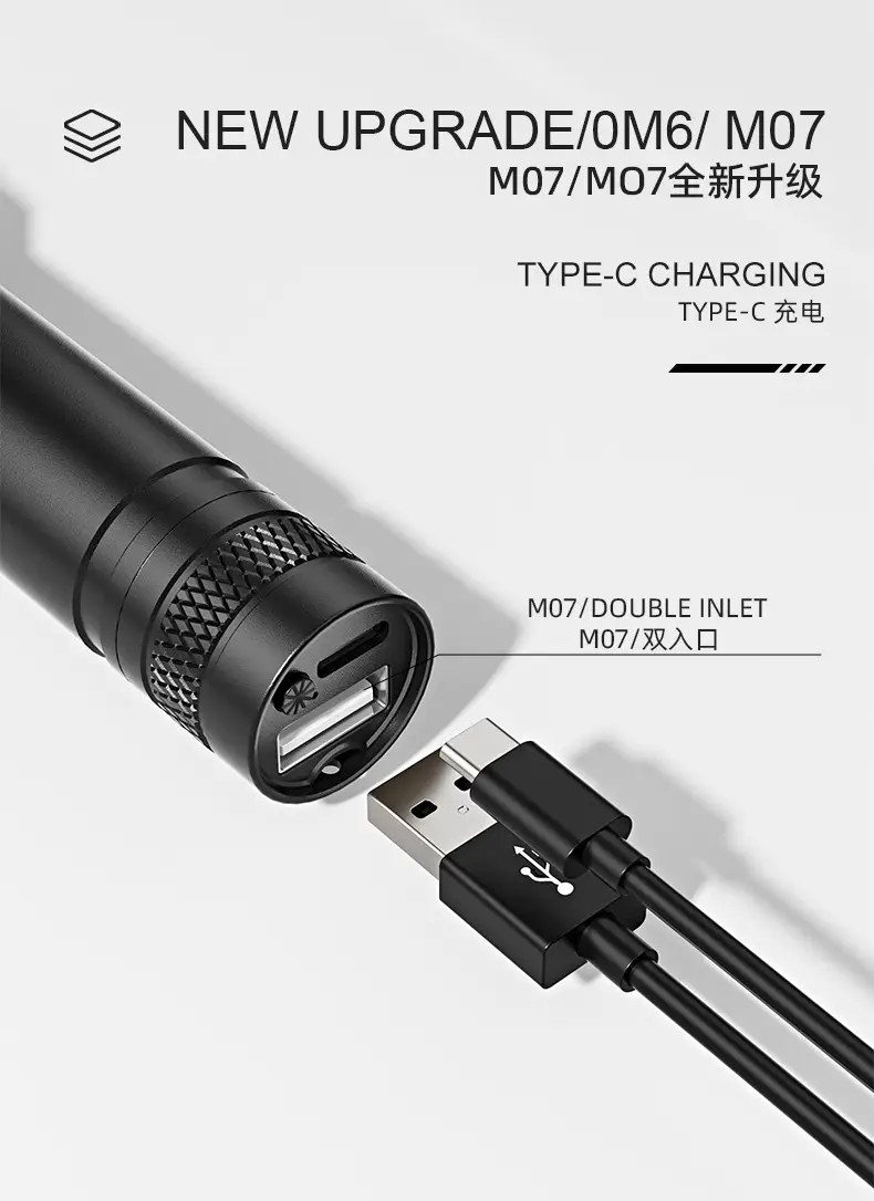 Aluminum LED Mini Flashlight with 3 Modes — feature 8