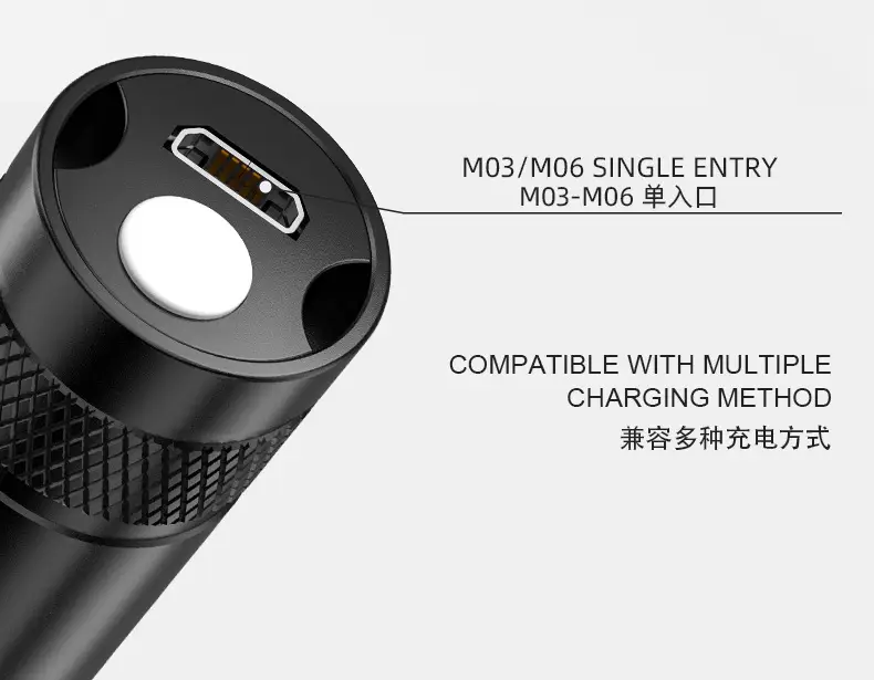 Aluminum LED Mini Flashlight with 3 Modes — feature 9