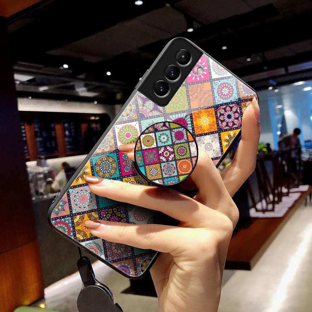 Samsung S25Fe Patterned Glass Mobile Case A56 Protective Cover - Image 6