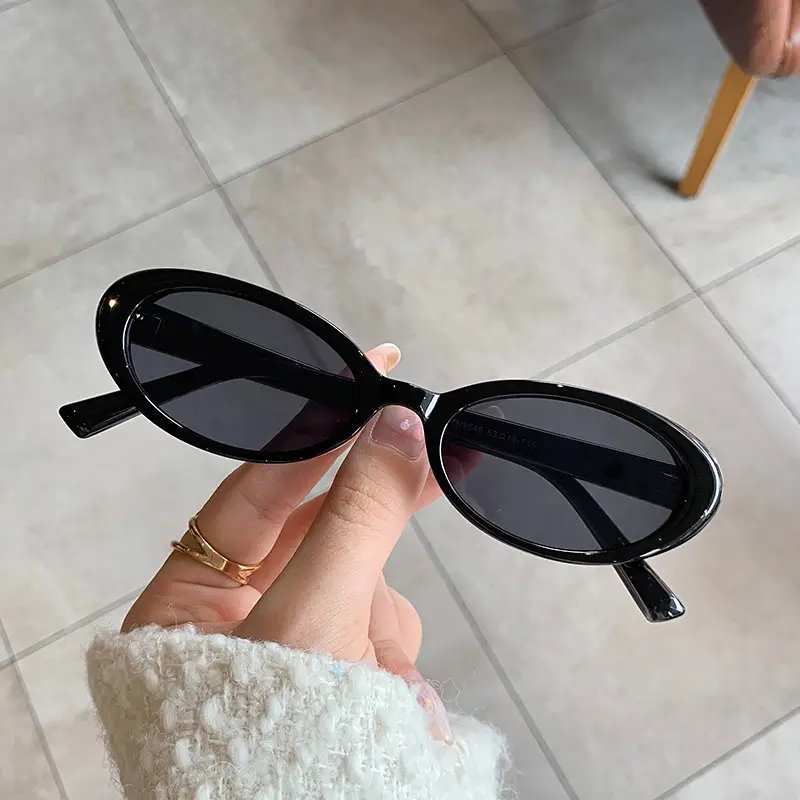 Qianai Oval Sunglasses European American 2023