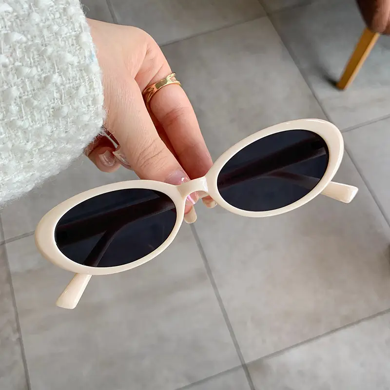 Qianai Oval Sunglasses European American 2023 - Image 2