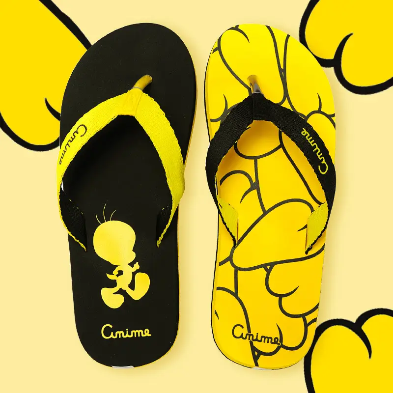 Captain America Cartoon Flip Flops for Men Women Shoes