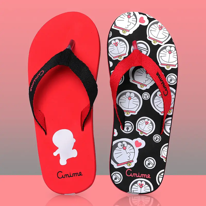 Captain America Cartoon Flip Flops for Men Women Shoes