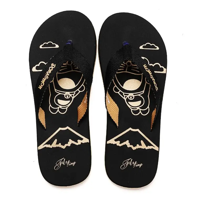 Captain America Cartoon Flip Flops for Men Women Shoes