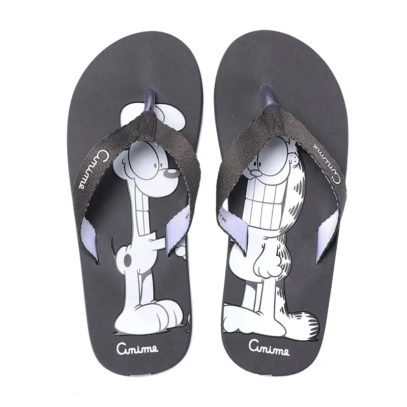 Captain America Cartoon Flip Flops for Men Women Shoes