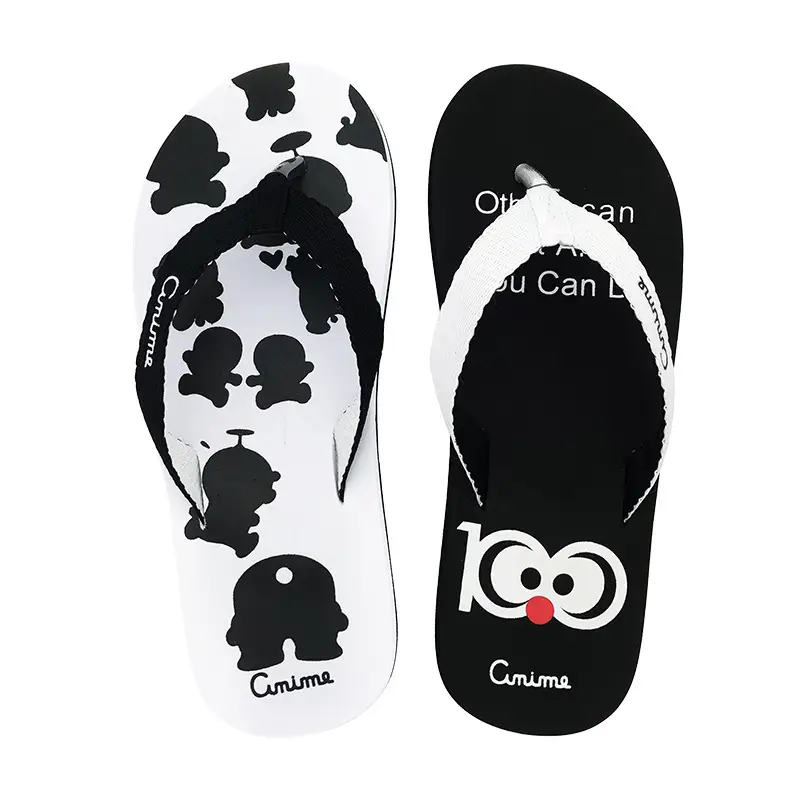 Captain America Cartoon Flip Flops for Men Women Shoes