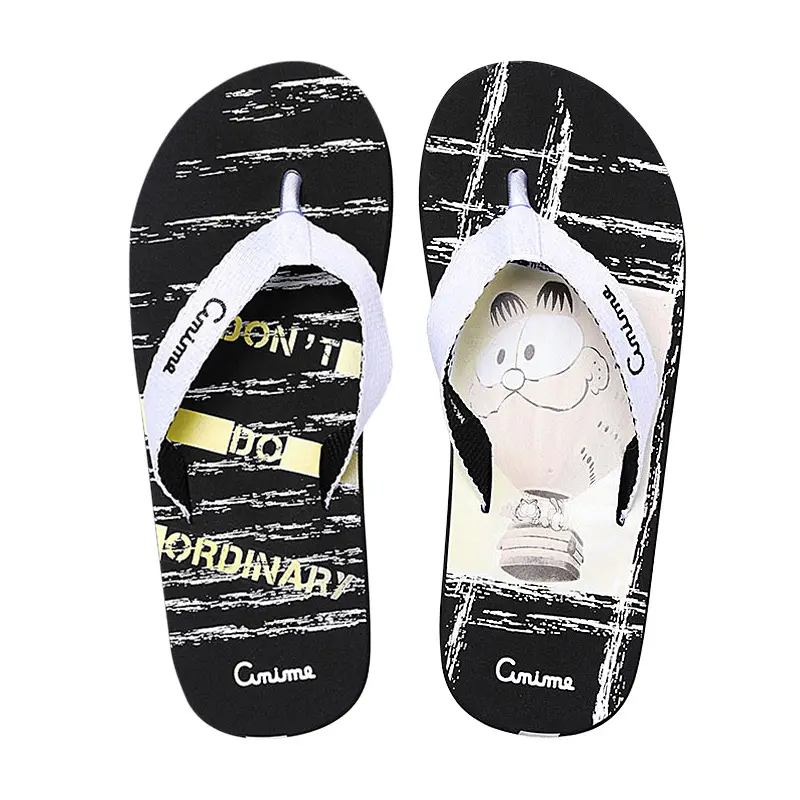 Captain America Cartoon Flip Flops for Men Women Shoes