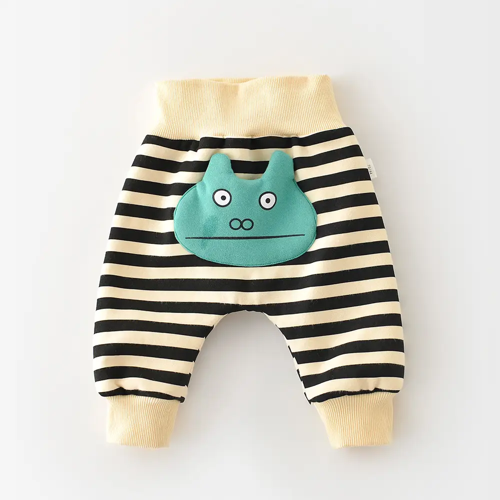 2024 Winter Striped Leggings for Kids High Waist - Image 2