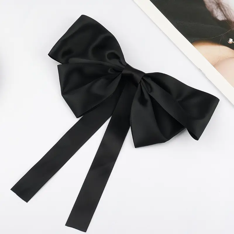 Red Bow Headwear for Women Summer Hairpin - Image 5