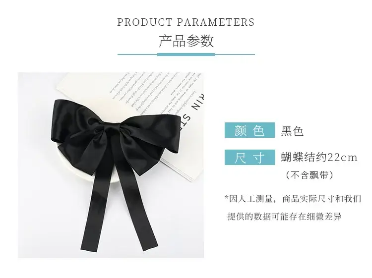 Red Bow Headwear for Women Summer Hairpin — feature 20