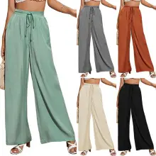 Sexy Slim Pencil Pants for Women Mid Waist Stretch PU Leather — feature 29