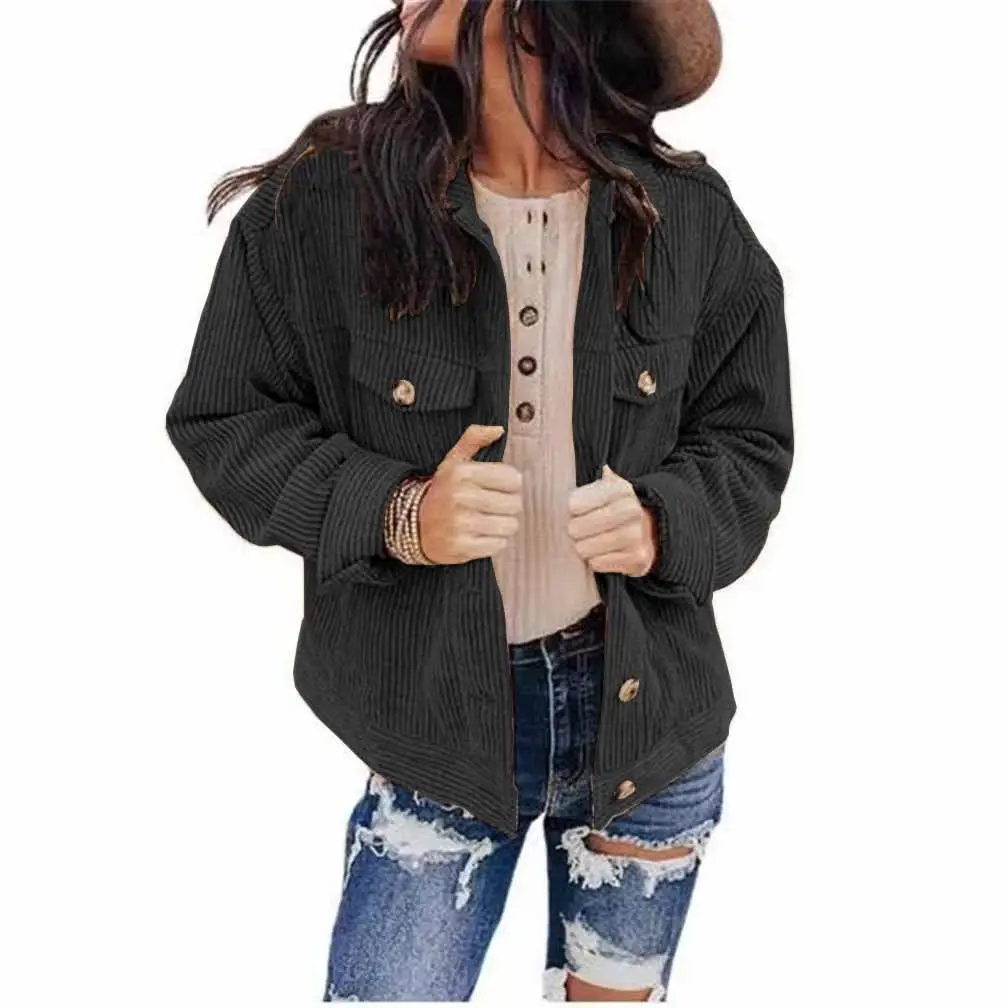 Women's Blue Cardigan Jacket 2022 Winter Casual Wear - Image 12