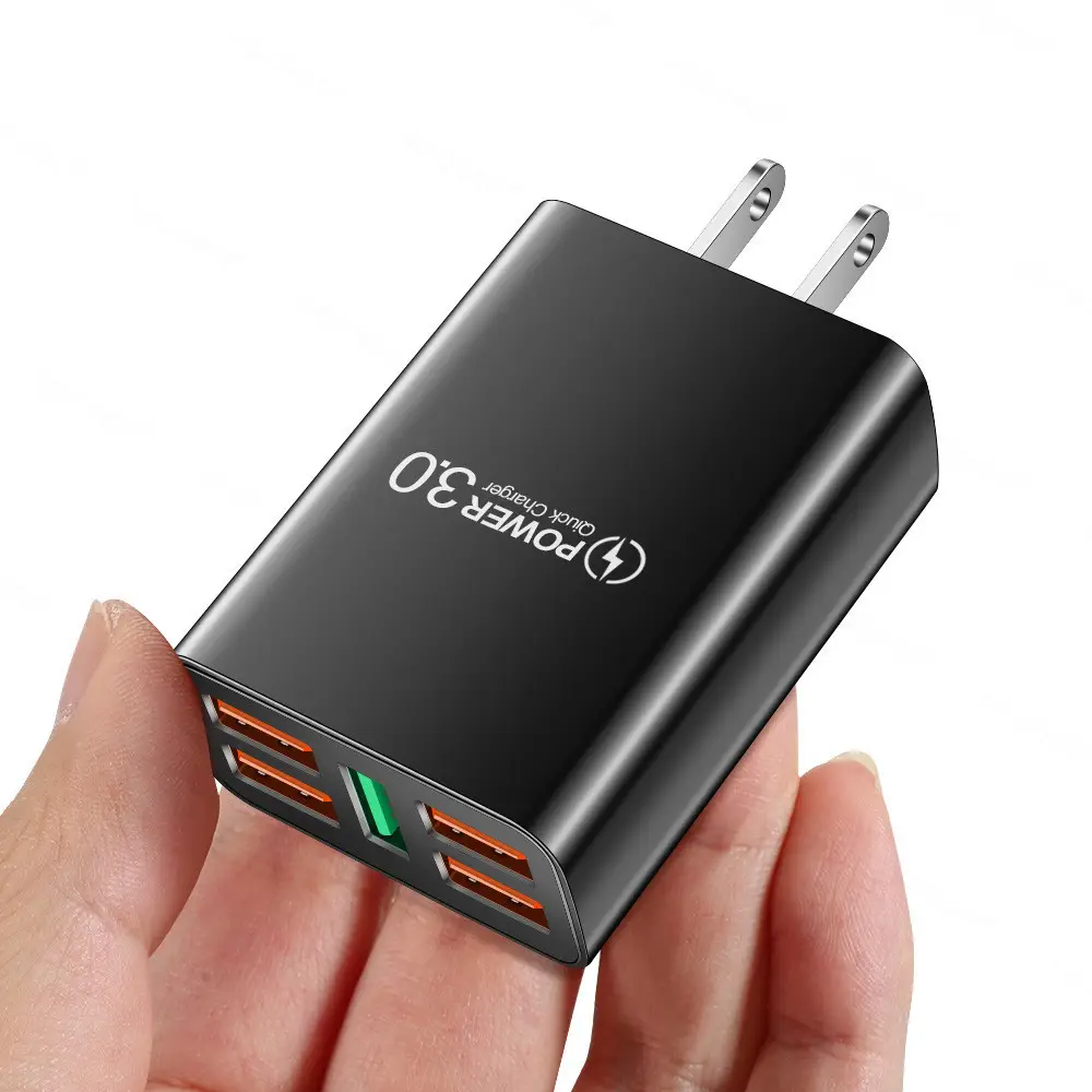 5 USB Multi-Color Travel Charging Head - Image 3