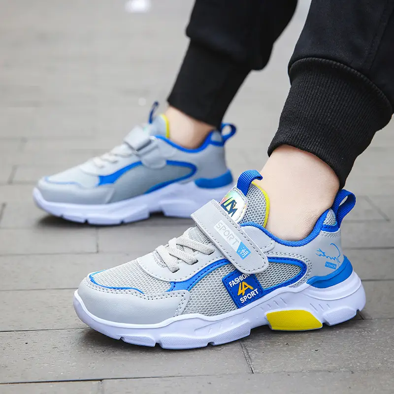 Kids Sports Shoes Blue Teal Mid School Casual - Image 17