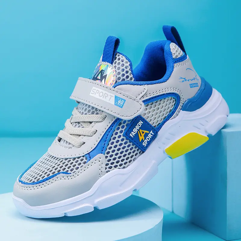 Kids Sports Shoes Blue Teal Mid School Casual - Image 13