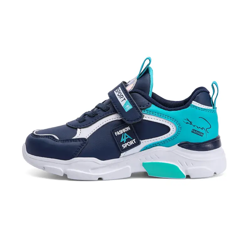 Kids Sports Shoes Blue Teal Mid School Casual