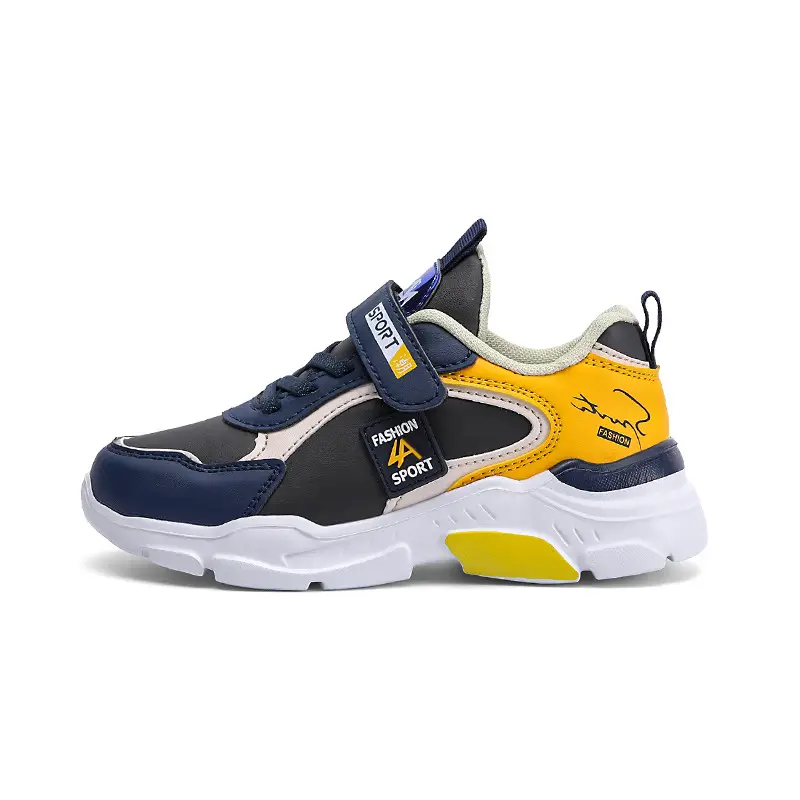Kids Sports Shoes Blue Teal Mid School Casual - Image 3