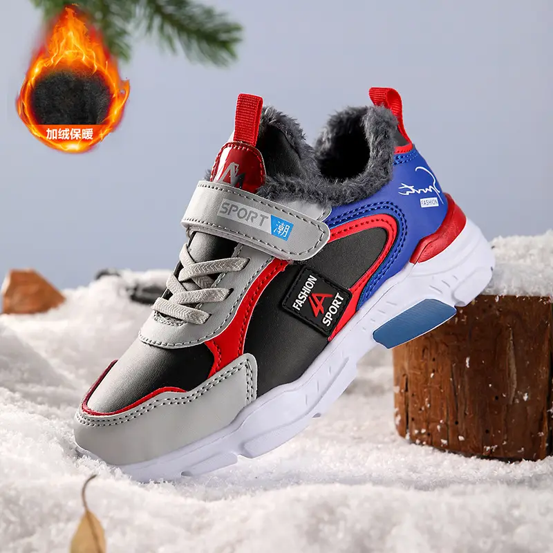 Kids Sports Shoes Blue Teal Mid School Casual - Image 4
