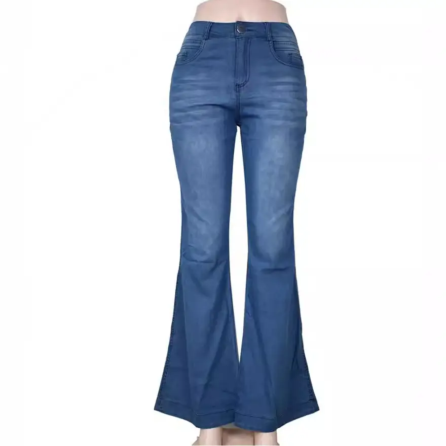 European American Thin Waist Wide Leg Jeans Women - Image 7