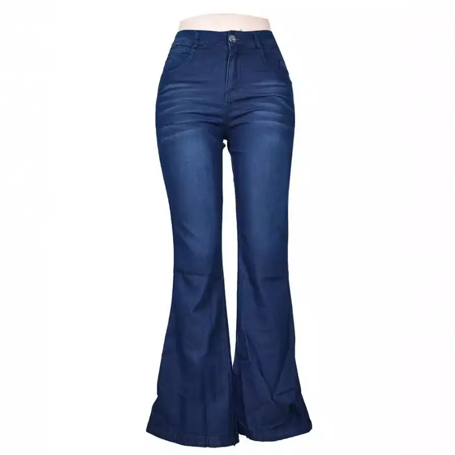 European American Thin Waist Wide Leg Jeans Women - Image 8