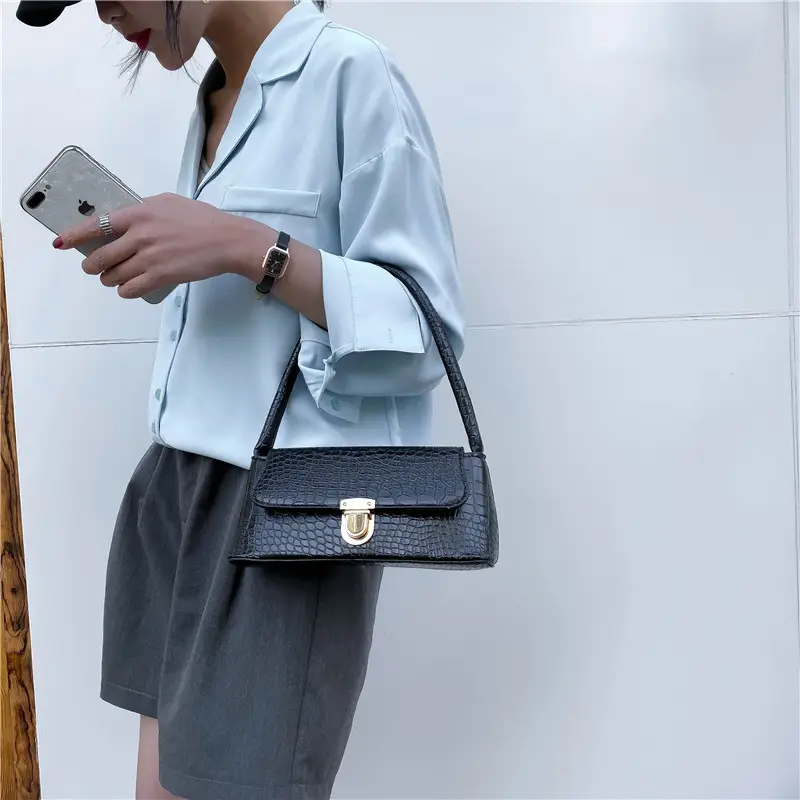 Women's Brown K-Style Shoulder Bag 2020 - Image 8