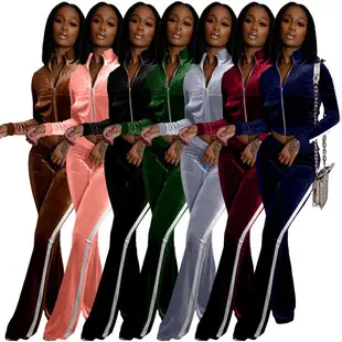 2025 Knitted V Neck Long Sleeve Ribbed Skirt Set — feature 9